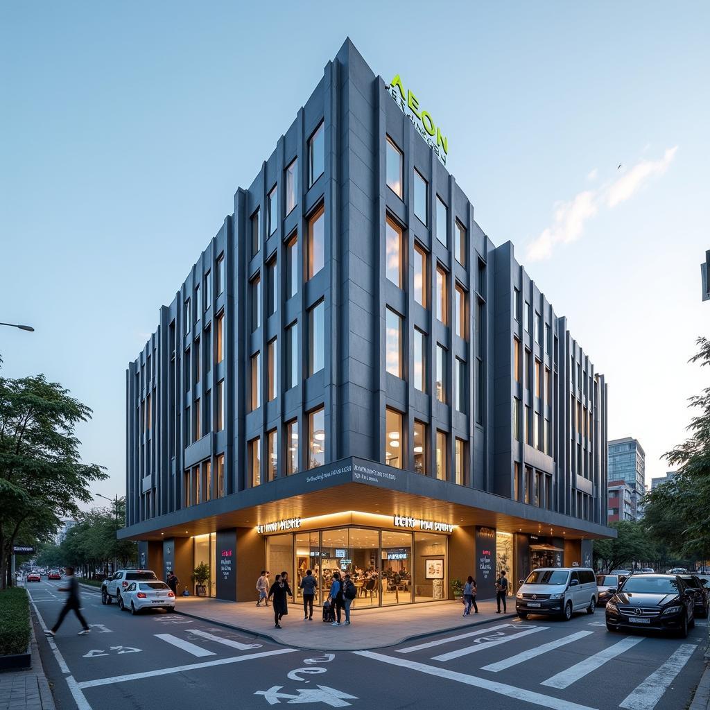 Kien truc hien dai cua AEON Hai Phong thu hut dong dao khach hang