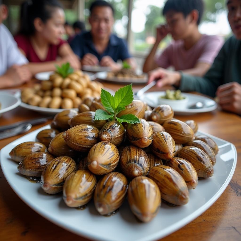 Quán Ốc Thủy Dương Hải Phòng ốc luộc tươi ngon, giá bình dân, địa điểm quen thuộc của dân nhậu