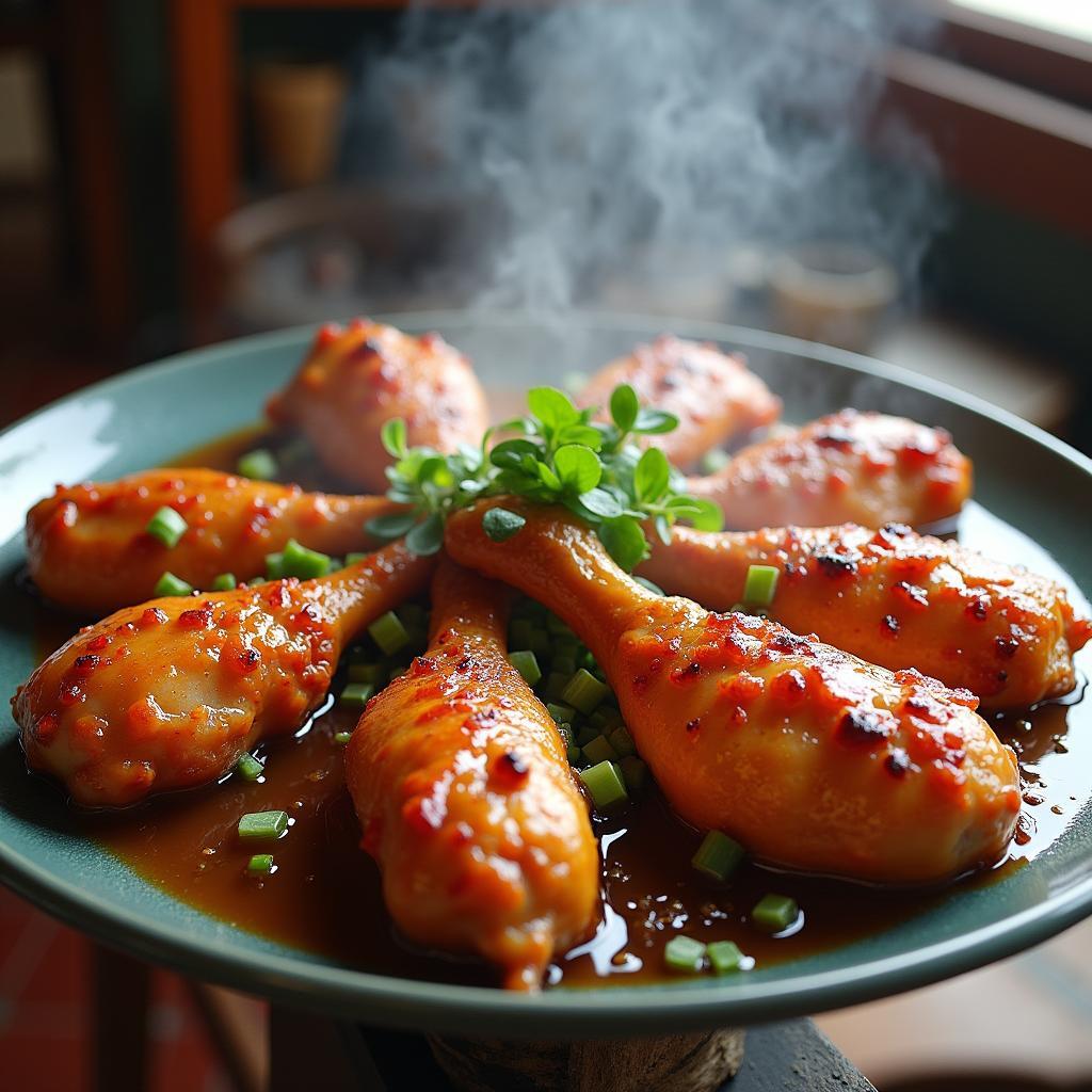 Gà đồi Việt Hải, món ăn đặc sản nổi tiếng, hấp dẫn du khách.