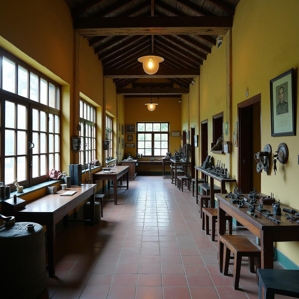 Bên trong hang Quân Y, tái hiện lại không gian bệnh viện dã chiến thời chiến tranh, Đắk Lắk