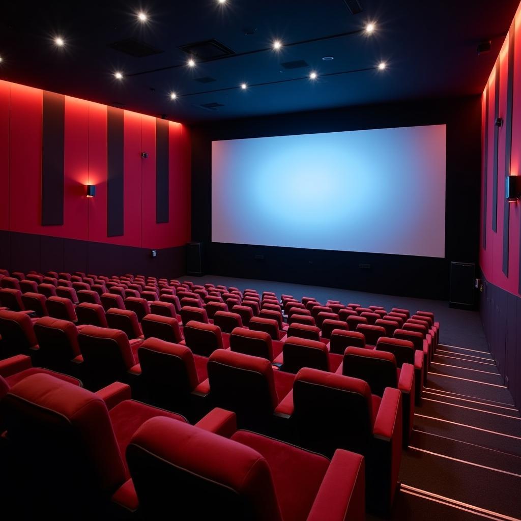 Phòng chiếu hiện đại và thoải mái tại Lotte Cinema Hải Phòng