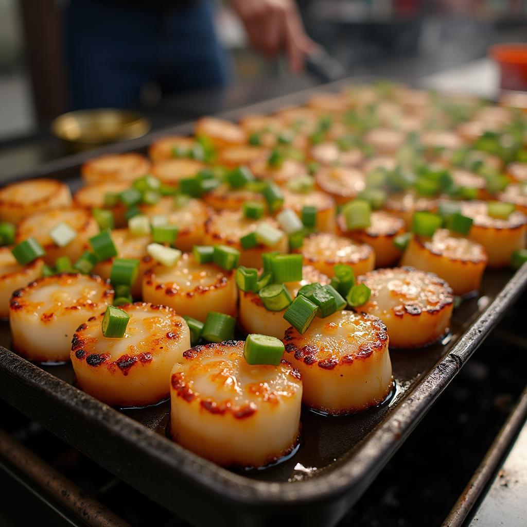 Sò nướng mỡ hành Hải Phòng Đồ Sơn thơm ngon hấp dẫn du khách