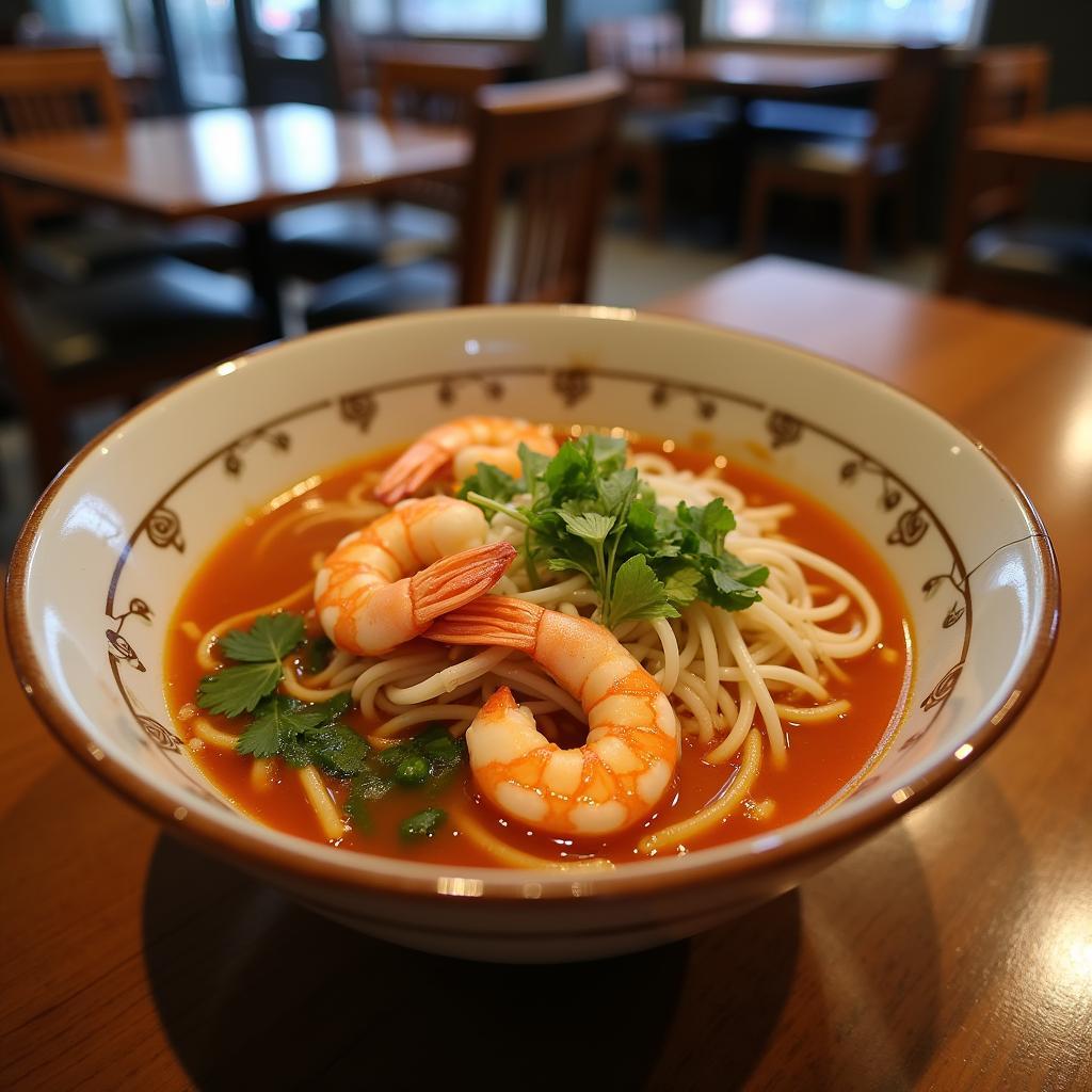 Bún tôm Hải Phòng tôm tươi ngon hấp dẫn