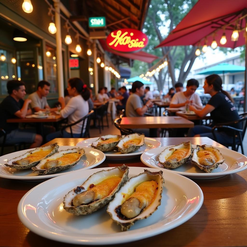 Quán Hào Sữa Đồ Sơn Hải Phòng nổi tiếng với món hàu nướng phô mai tươi ngon